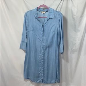 ASOS Light Denim Button Up Dress